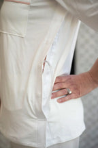 Just Because Love Does Healing Pajama Top with side access ports